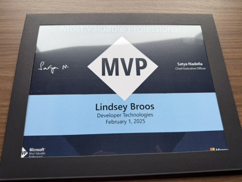 MVP certificate placeholder